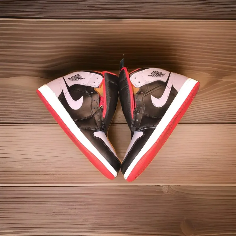 Jordan Air Jordan 1 Mid Bred Shadow Black Cement Grey Red DQ8426-006
